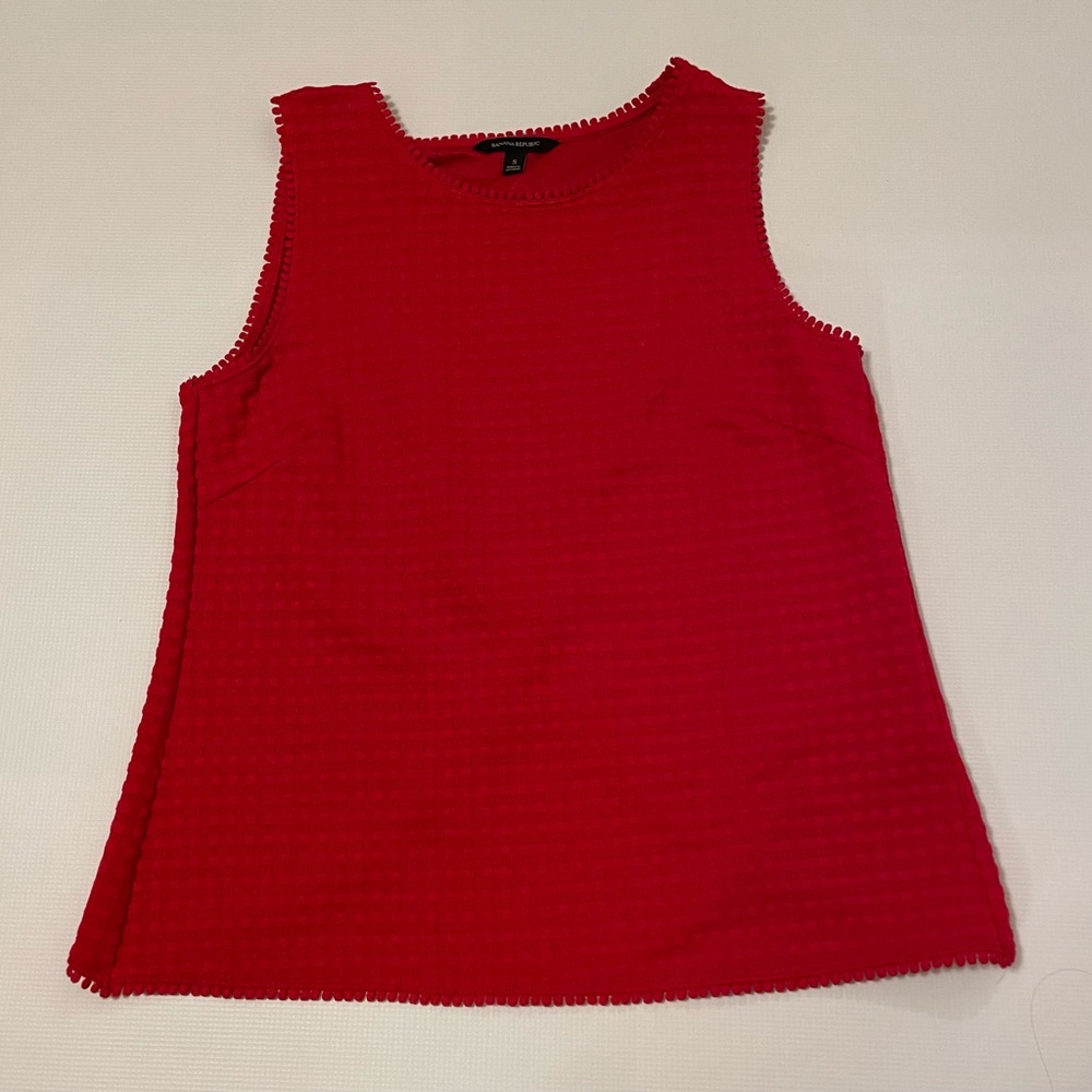 Red dress top